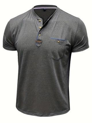 T-shirt col rond élégant avec poche