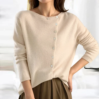 Cardigan classique en maille boutonnée