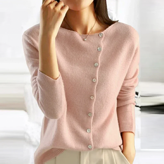 Cardigan classique en maille boutonnée
