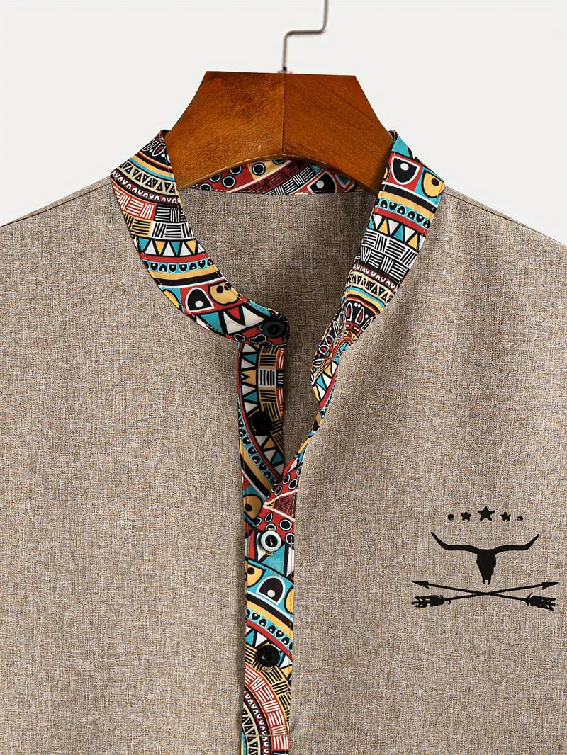 Chemise élégante à manches courtes