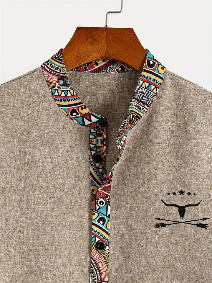Chemise élégante à manches courtes