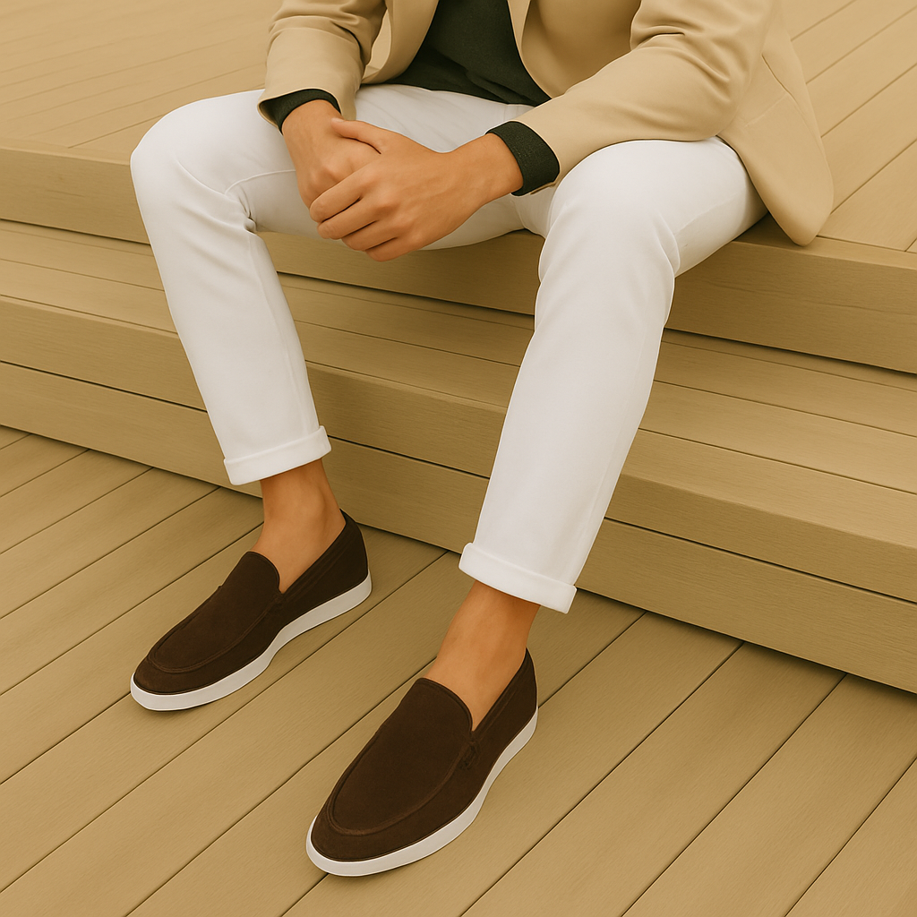 Mocassins élégants en suède