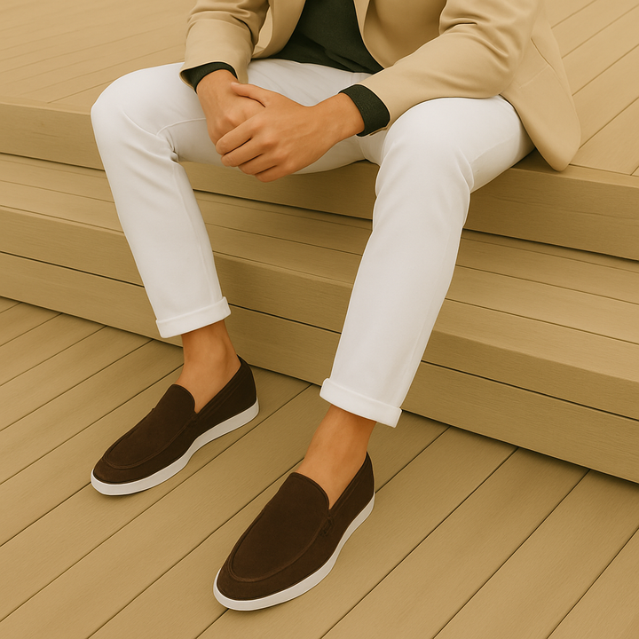 Mocassins élégants en suède