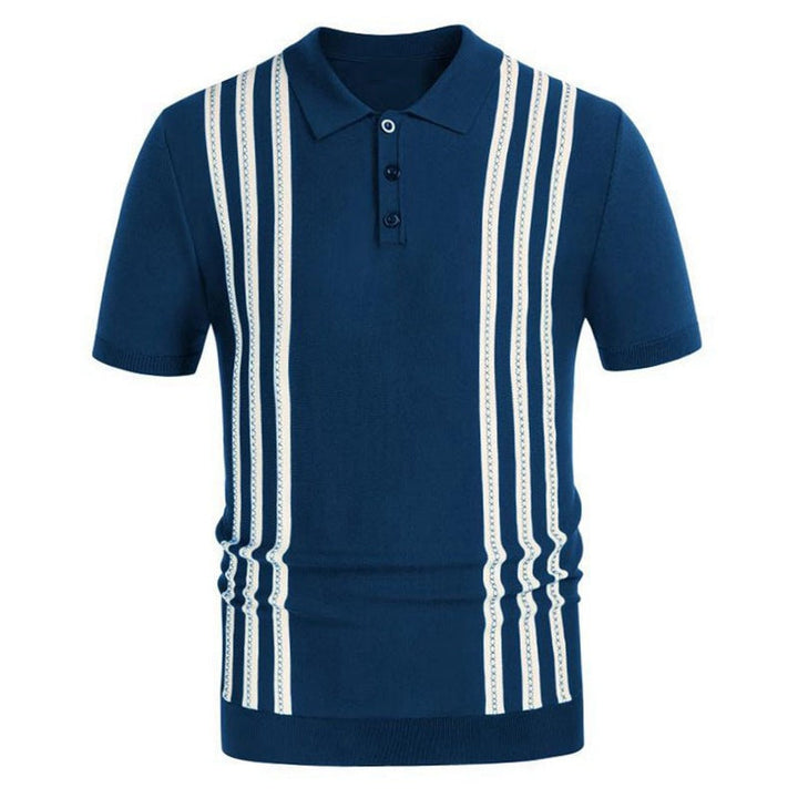 Polo décontracté rayé
