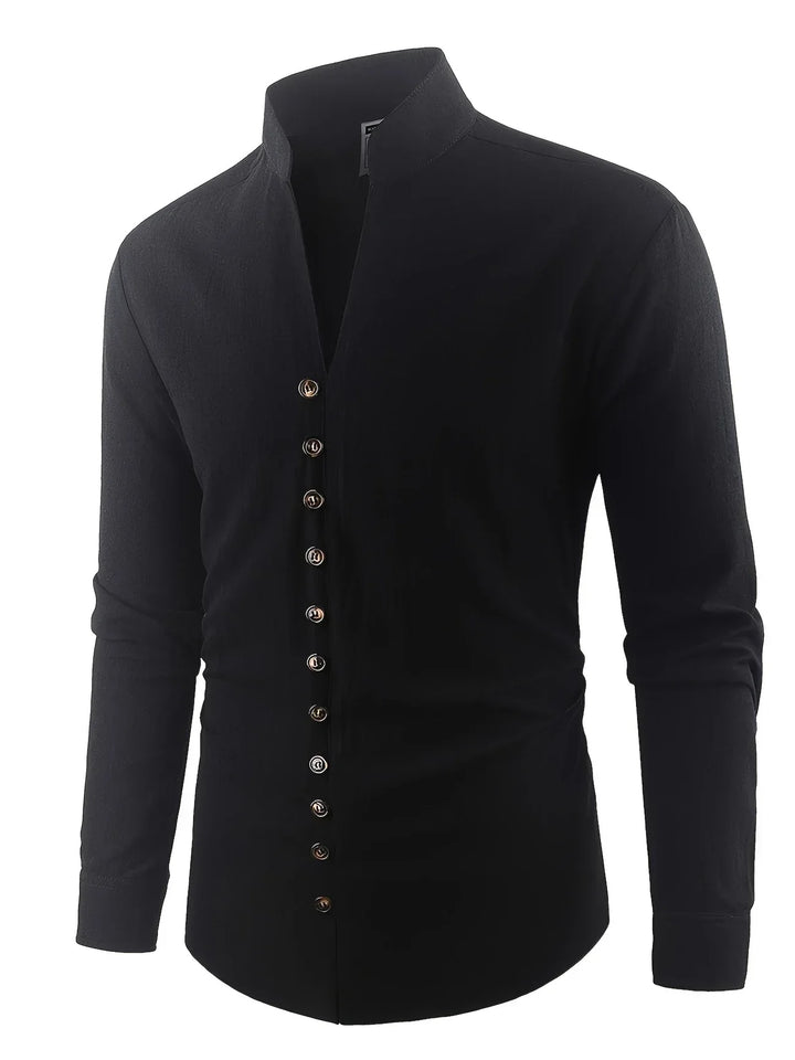 Chemise légère en coton à manches longues