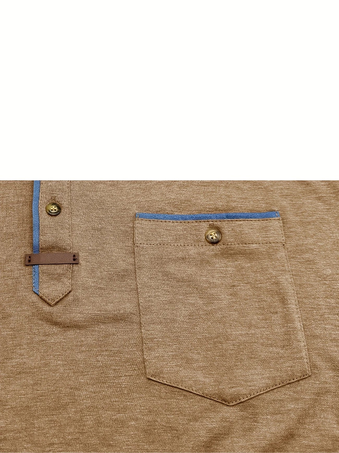 T-shirt col rond élégant avec poche