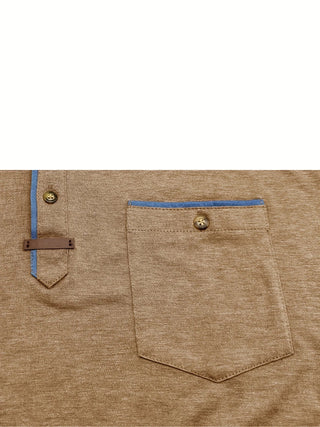 T-shirt col rond élégant avec poche