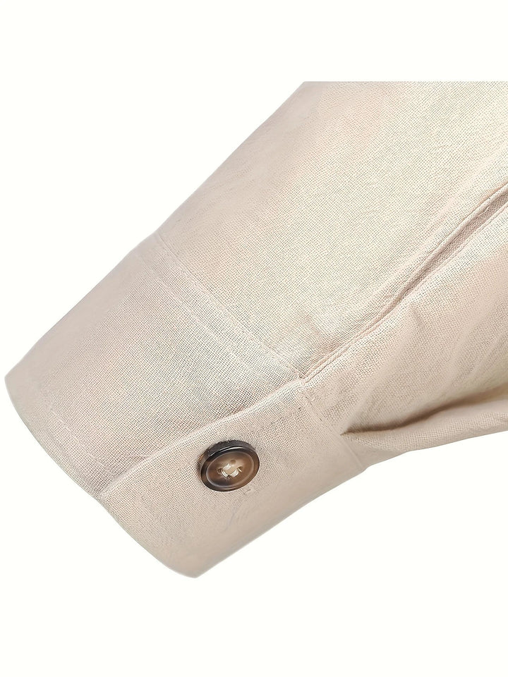 Chemise légère en coton à manches longues