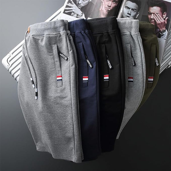 Short en coton avec poches zippées
