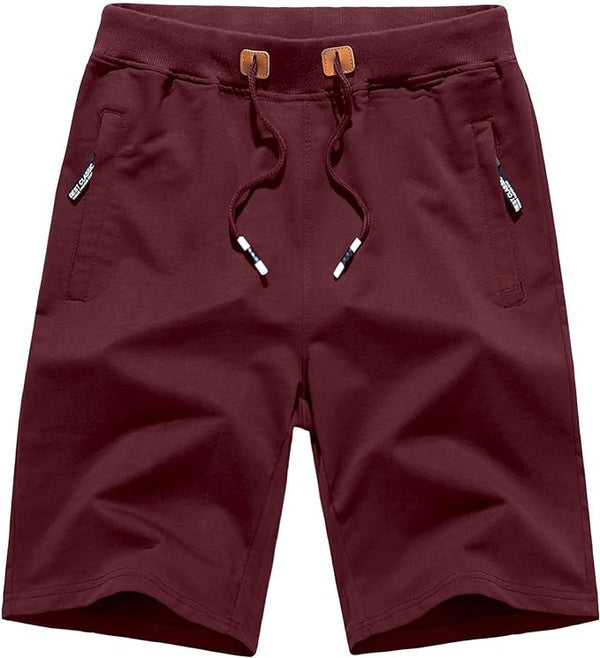 Short en coton avec poches zippées