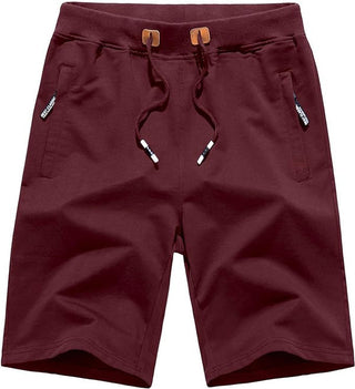 Short en coton avec poches zippées