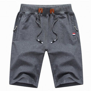 Short en coton avec poches zippées