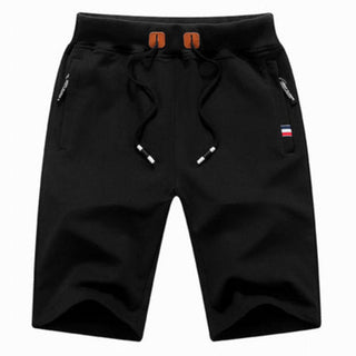 Short en coton avec poches zippées