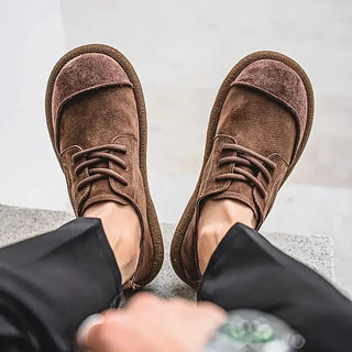 Maurice | Oxfords en Daim, Élégance Décontractée