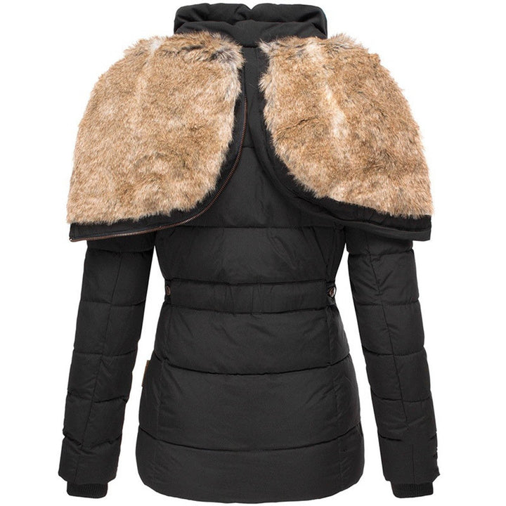 Manteau d'hiver chaud avec doublure en fourrure