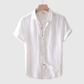 Chemise élégante à manches courtes avec boutons