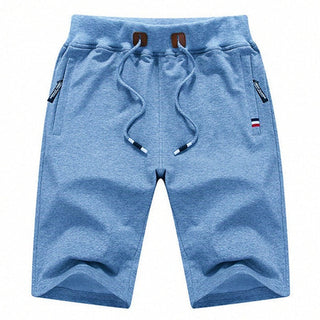 Short en coton avec poches zippées