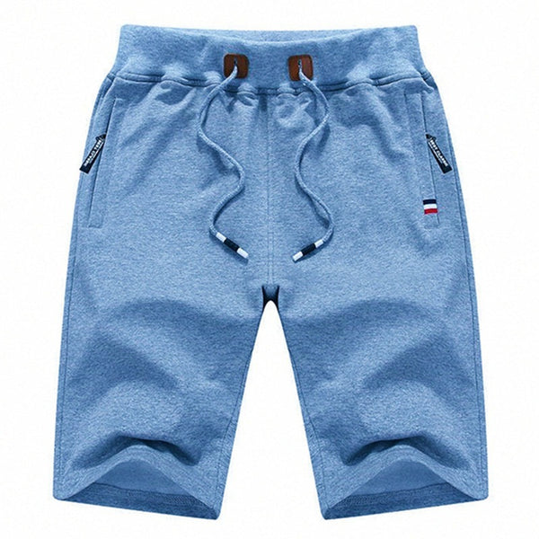 Short en coton avec poches zippées